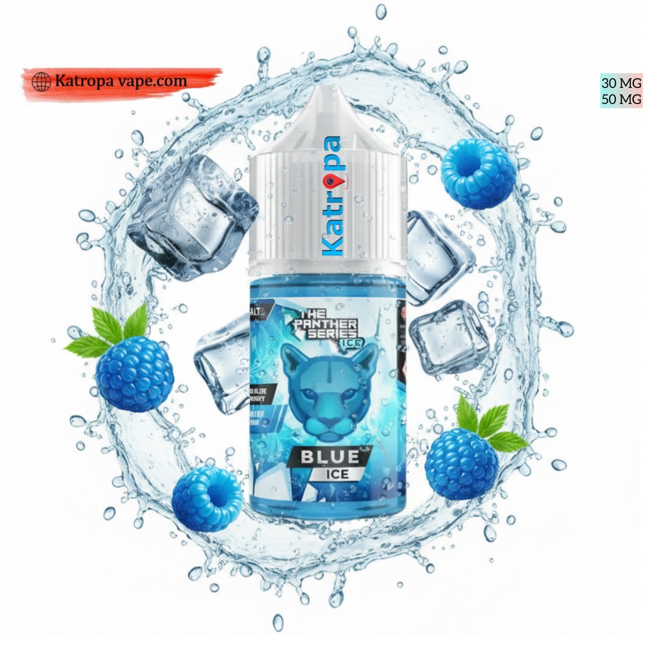 Dr. Vapes - Blue Panther ICE Salt  30ML  30 & 50 MGدخان ستور