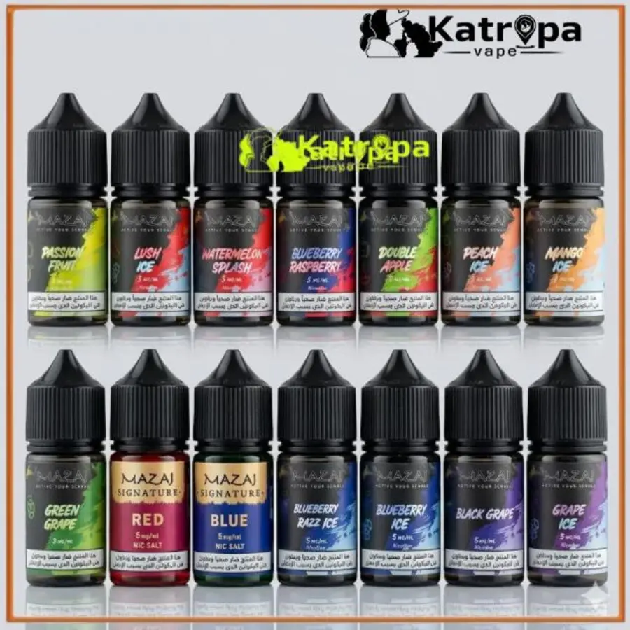 Mazaj Juice Nicotine Salt 30ml – All Flavors | Buy in Al Khobar