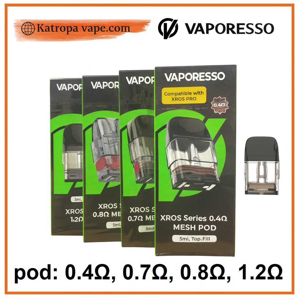 Vaporesso Xros Pod - Refillable Vape Cartridge for Rich Flavor