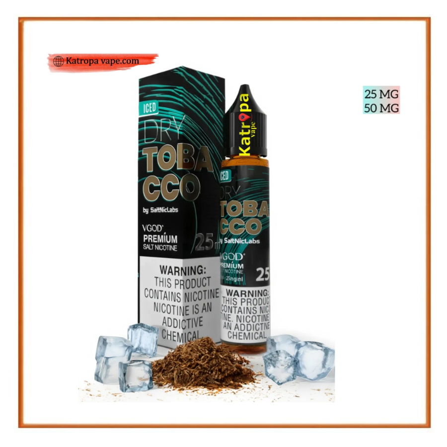 VGOD SaltNic Eliquid- ced-Dry Tobaccoالتبغ