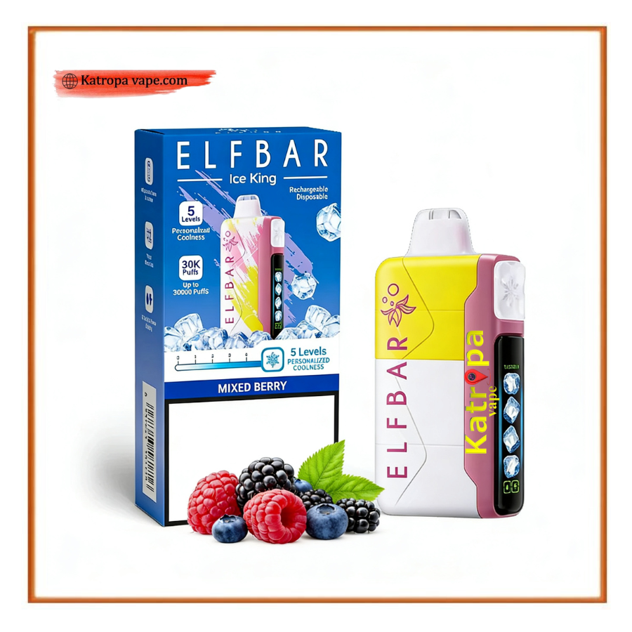 ELFBAR Mixed Berry 30K Puffs Ice King Disposable Vape
