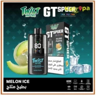 Twist Vapors GT Super Disposable Vape 60000 Puffs – Melon Ice