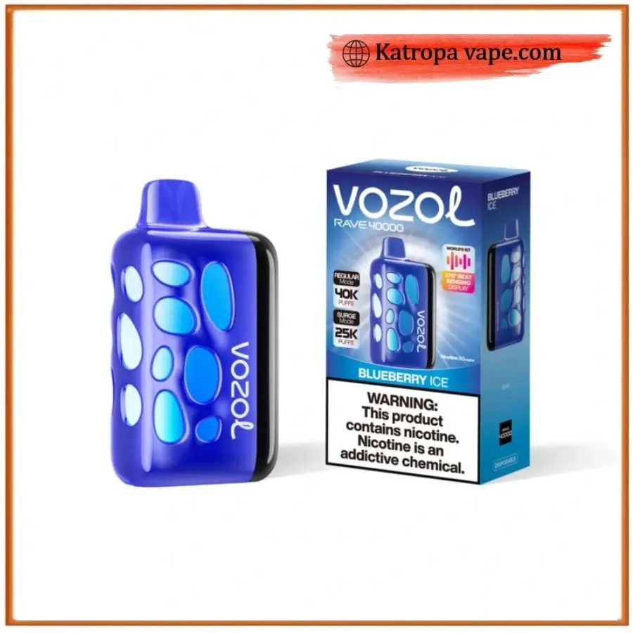 Vozol Rave 50,000 Puffs – Blackberry Disposable Vape