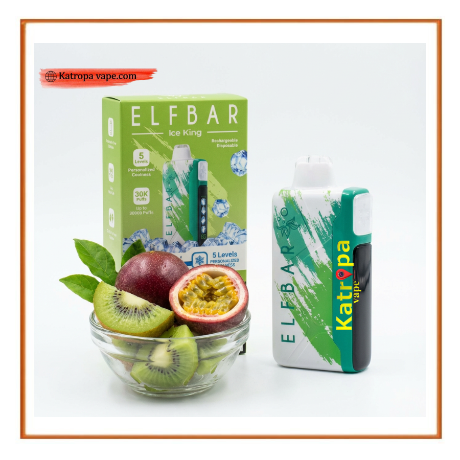 ELFBAR Kiwi Passion Fruit 30K Puffs Ice King Disposable Vape