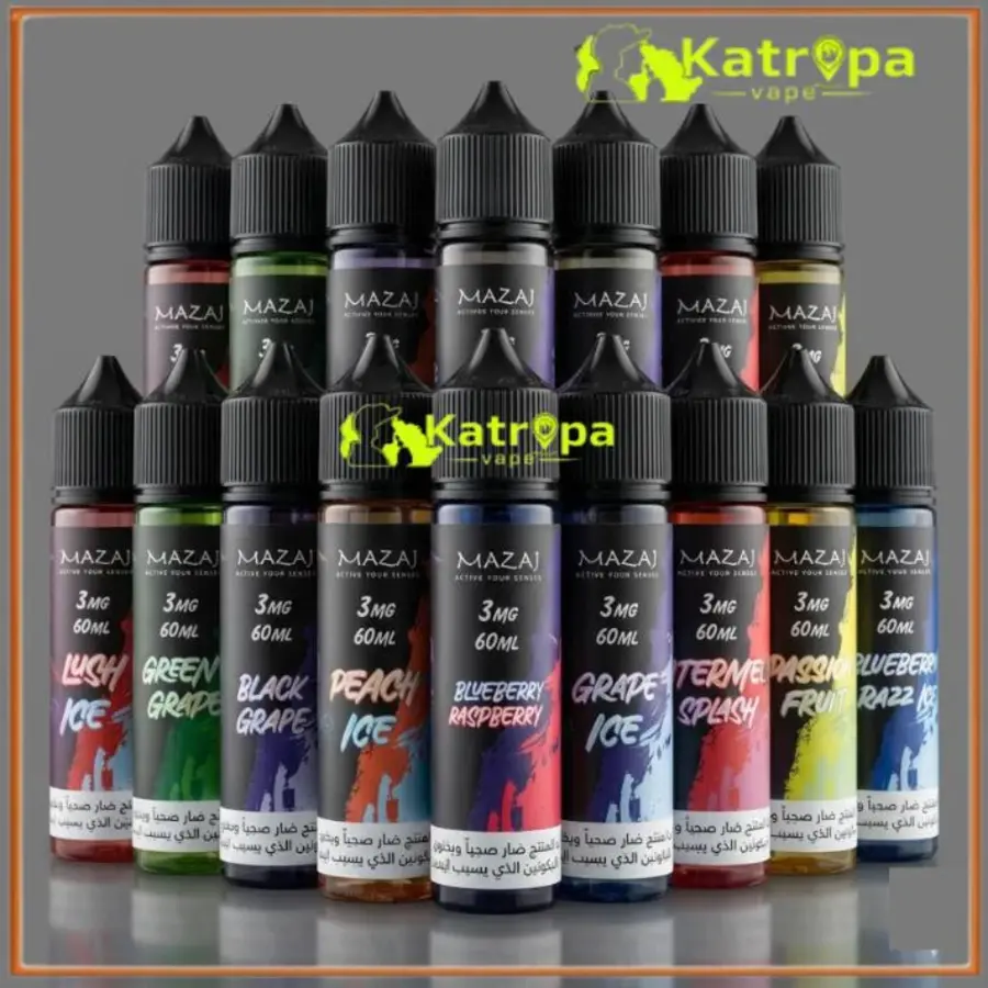 Mazaj Juice Freebase E-Liquid 60 ml – All Flavors | Al Khobar