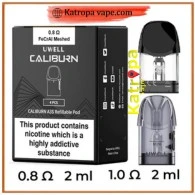 Uwell Caliburn A3S Replacement Pods 0.8Ω/1.0Ω (4 Pack)
