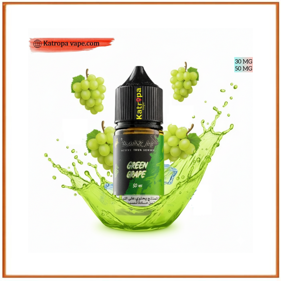 Mazaj Green Grape 30ml Nicotine Salt Juice