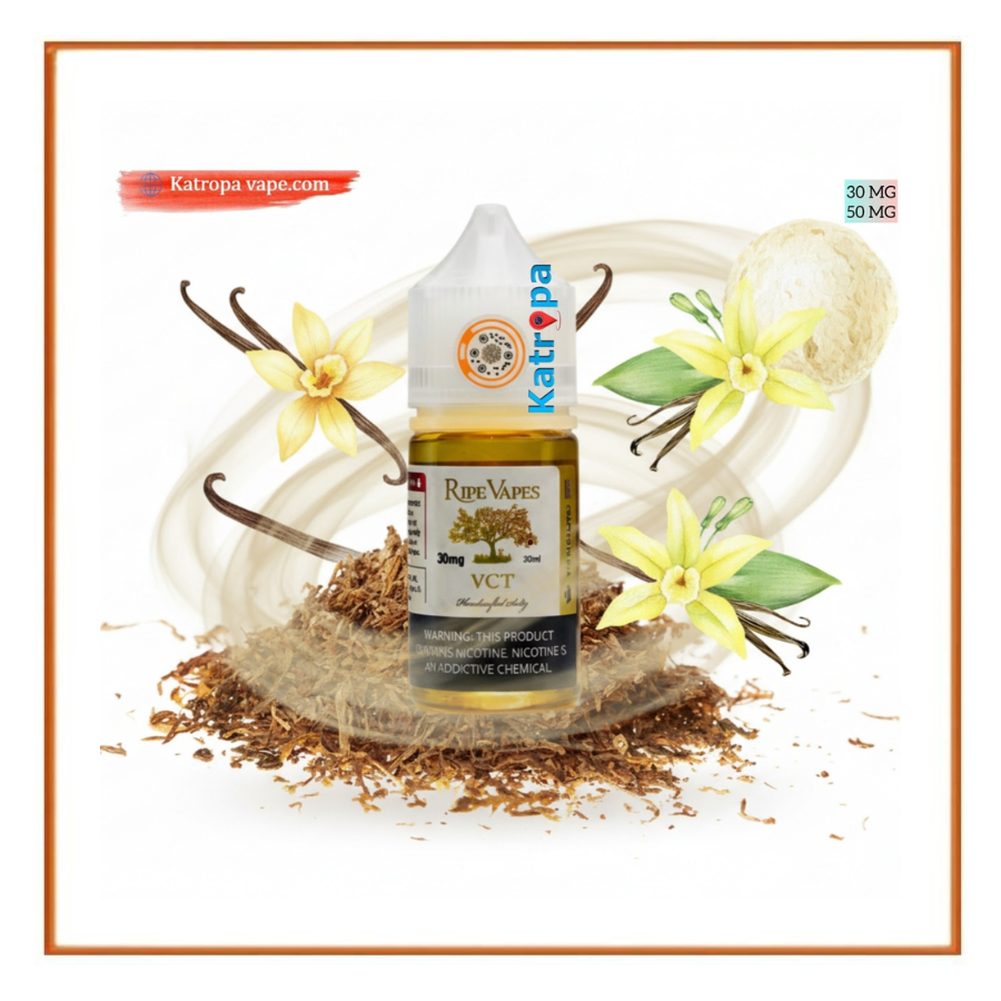 Ripe Vape VCT  Vanilla Custard Tobacco 30ml Nicotine Salt Juice