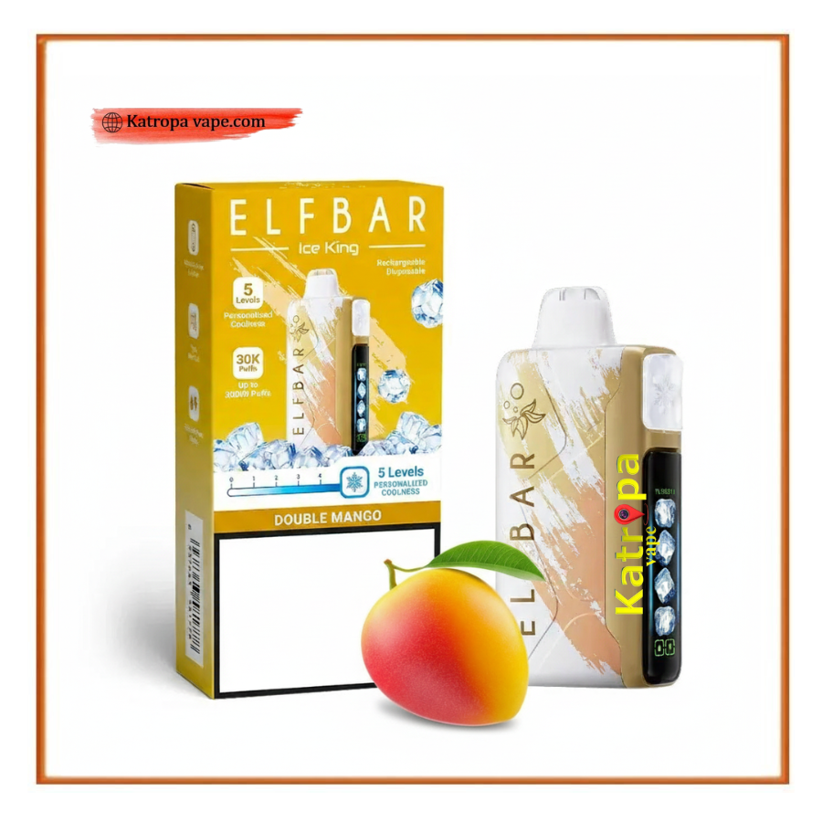 ELFBAR Double Mango 30k puffs   ice King Disposable Vape