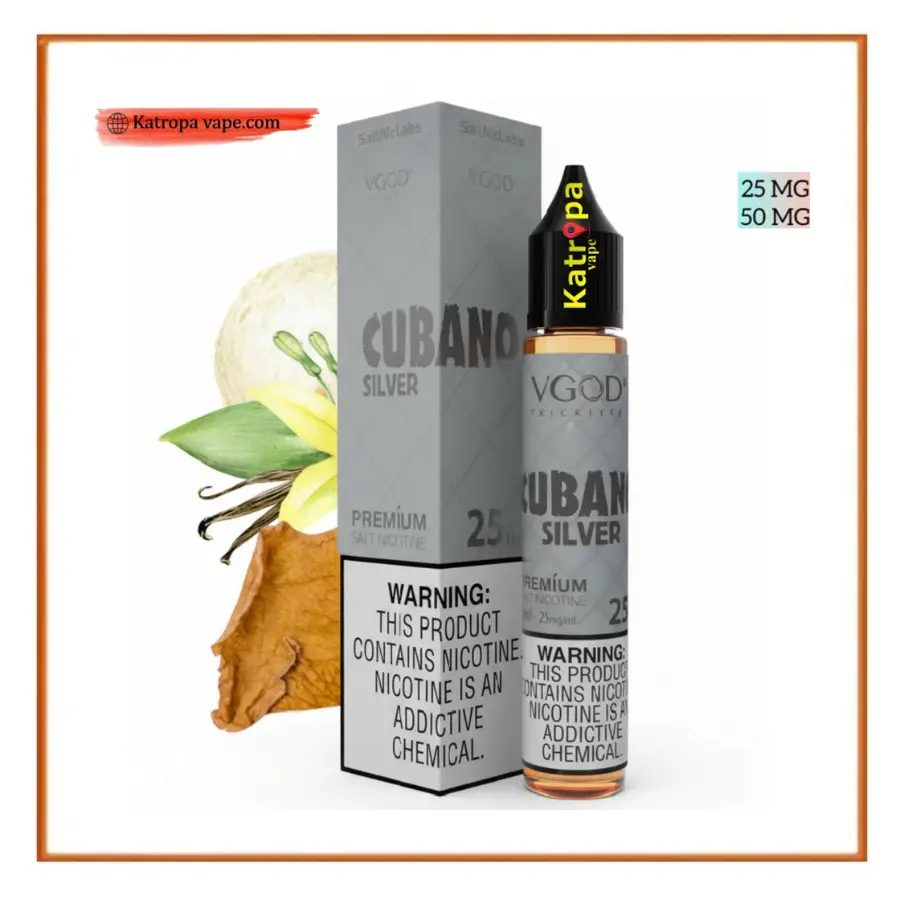 VGOD Cubano Silver Tobacco SaltNic E‑Liquid 30ml