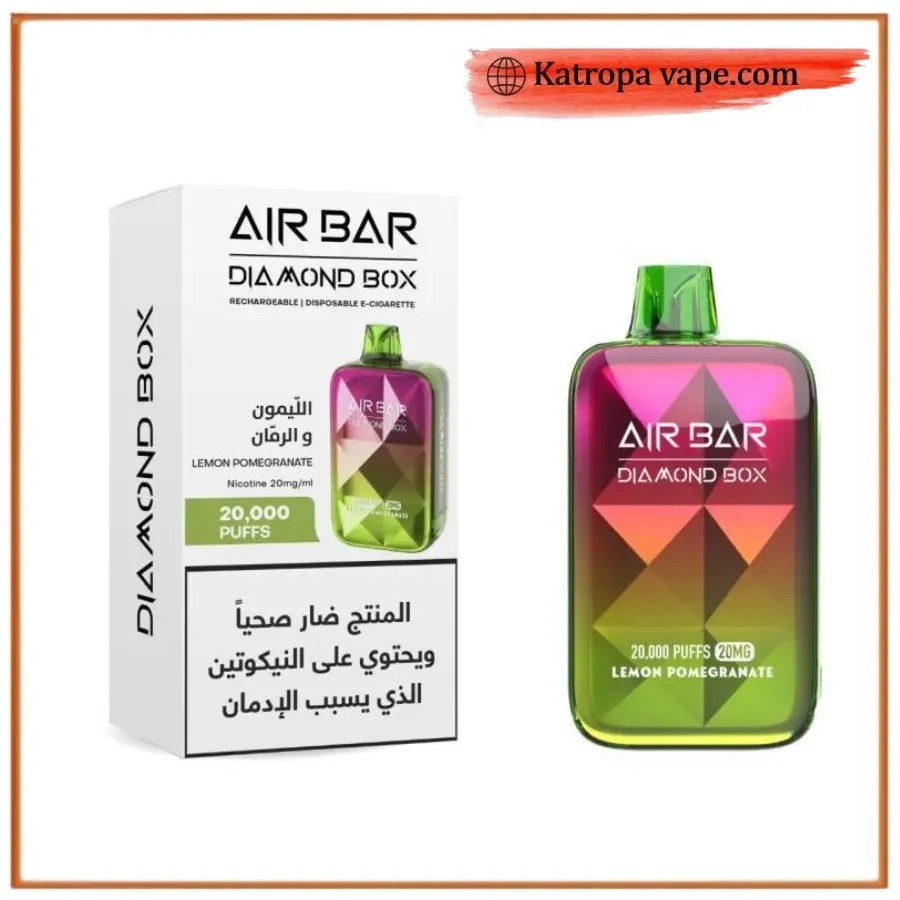 Air Bar Diamond Box 20000 Puffs – Lemon Pomegranate