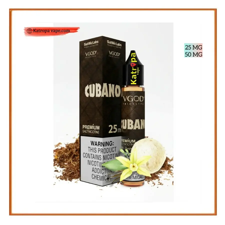 VGOD Cubano Tobacco SaltNic E‑Liquid 30ml